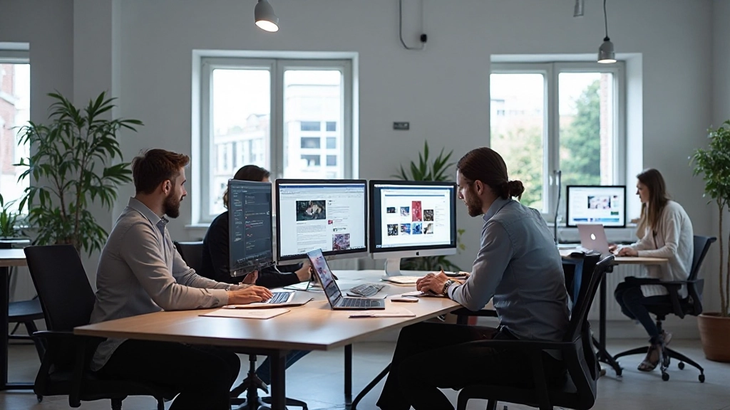 Inhoud Studio B.V. werkruimte met design team